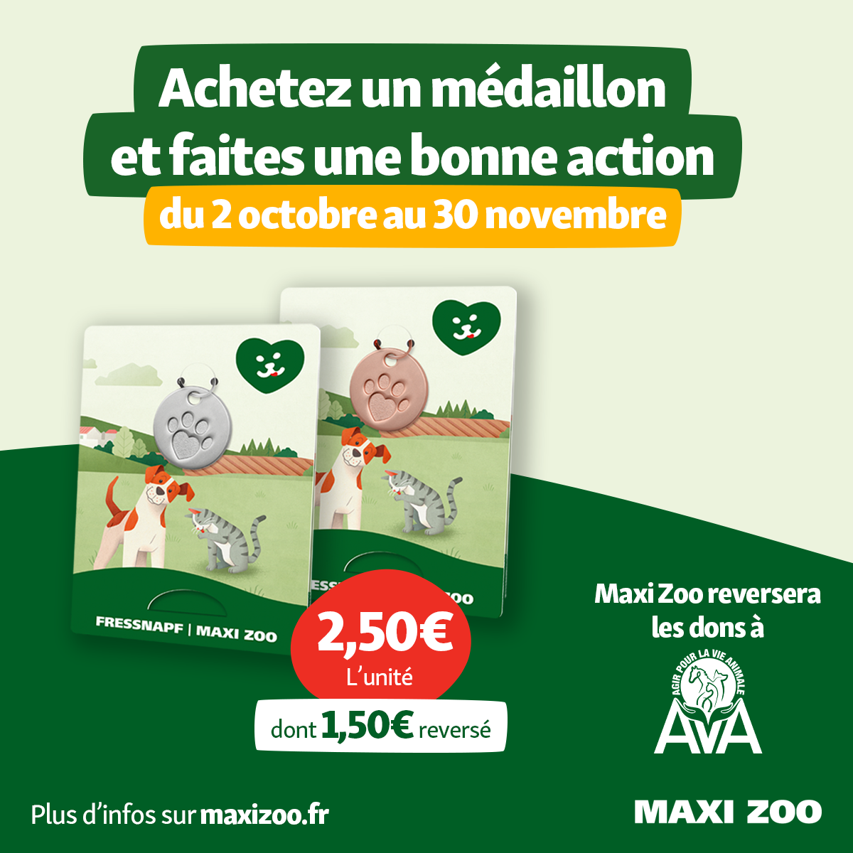 Médaillons de l'amitié | Maxi Zoo