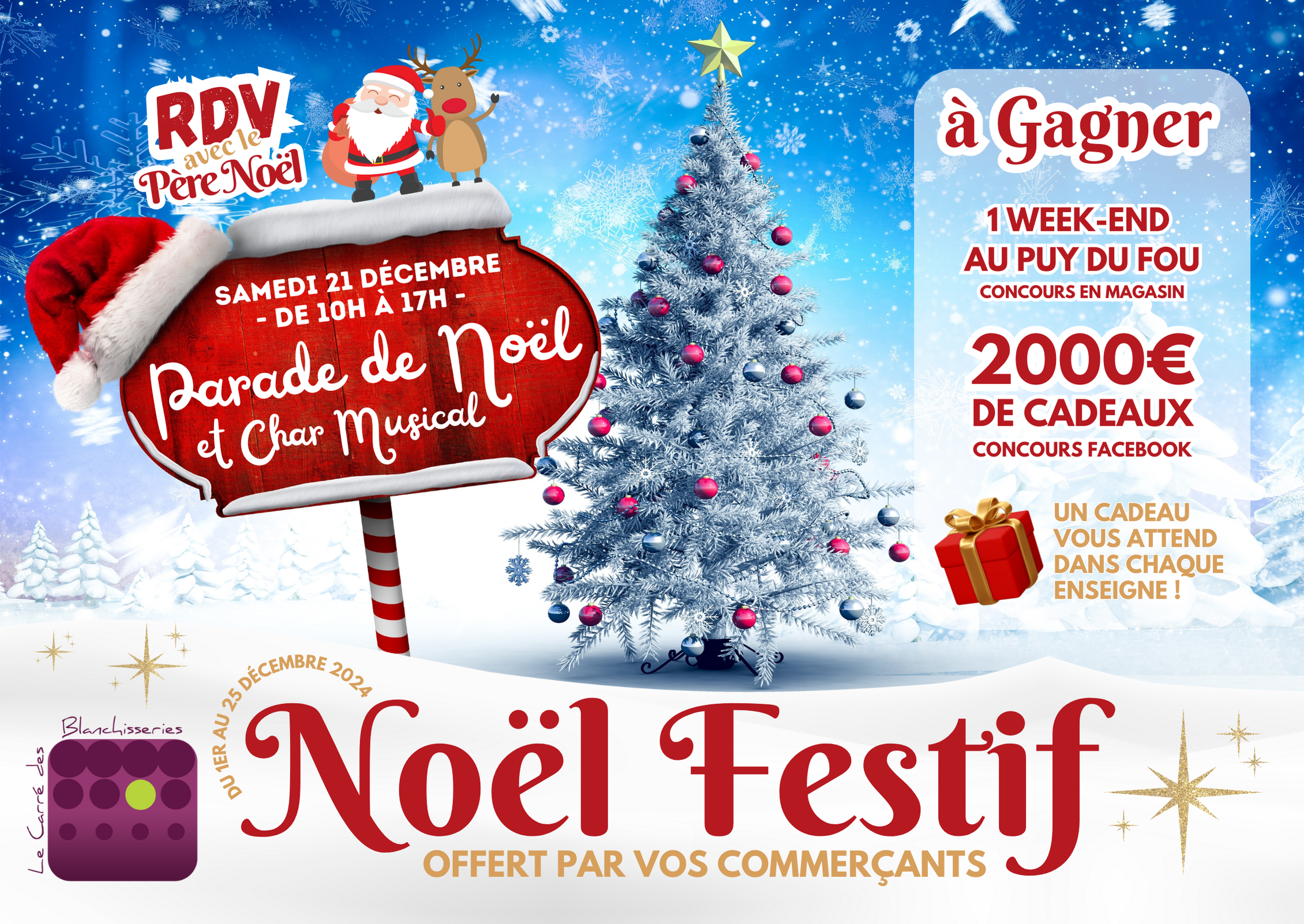 Un Noël Festif au Carré des Blanchisseries !